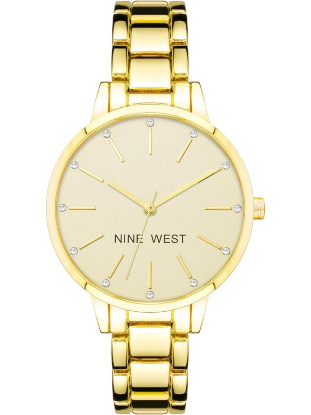 Elegant Crystal Accented Bracelet Watch - Stylish Timepiece for Any Occasion